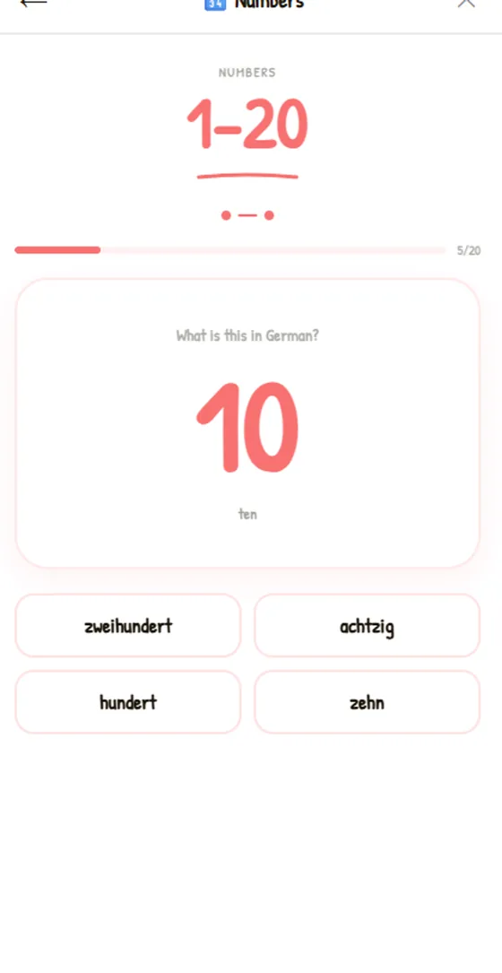 OMNO numbers quiz